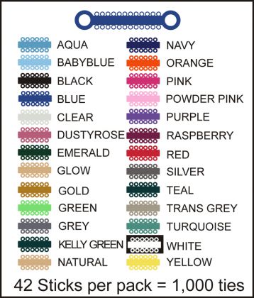 (03) Bite Size Bracket Ties: click to enlarge
