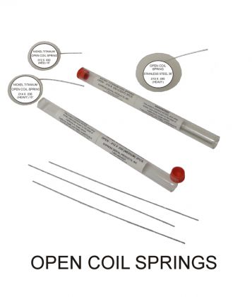 (20) Open Coil Springs: click to enlarge